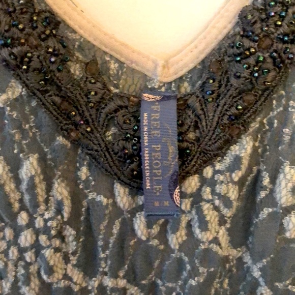 Free People dress M never worn in light blue - Picture 4 of 4